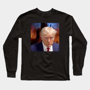 Trump Mugshot / Carbonite Long Sleeve T-Shirt